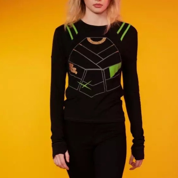 Her Universe Marvel Loki Sylvie‎ Costume Long-Sleeve Top Hot Topic Cosplay - Picture 1 of 5